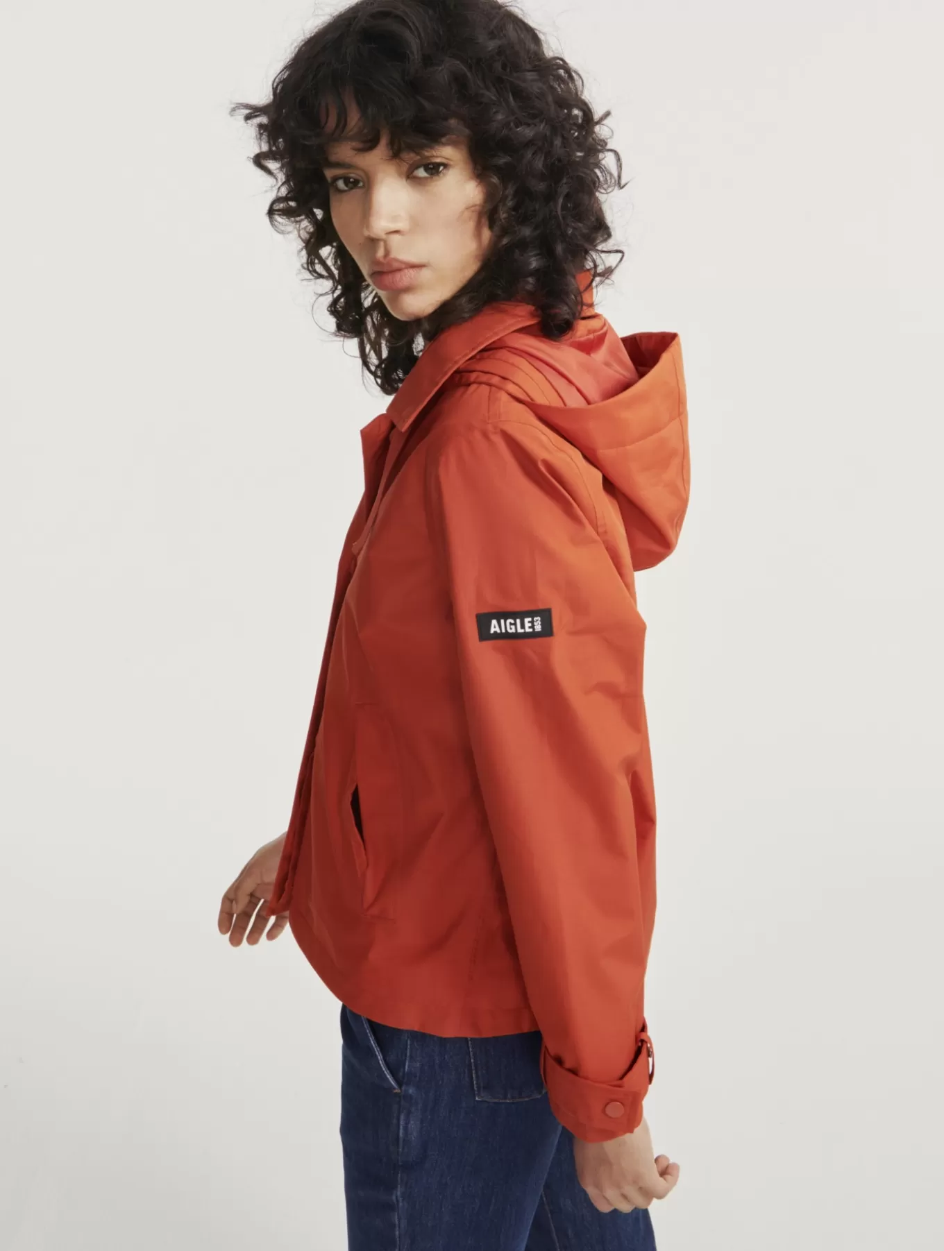 Parkas & Mantel*Aigle Abnehmbare Kapuze Der Gore-Tex®-Jacke Fur Damen Goji I