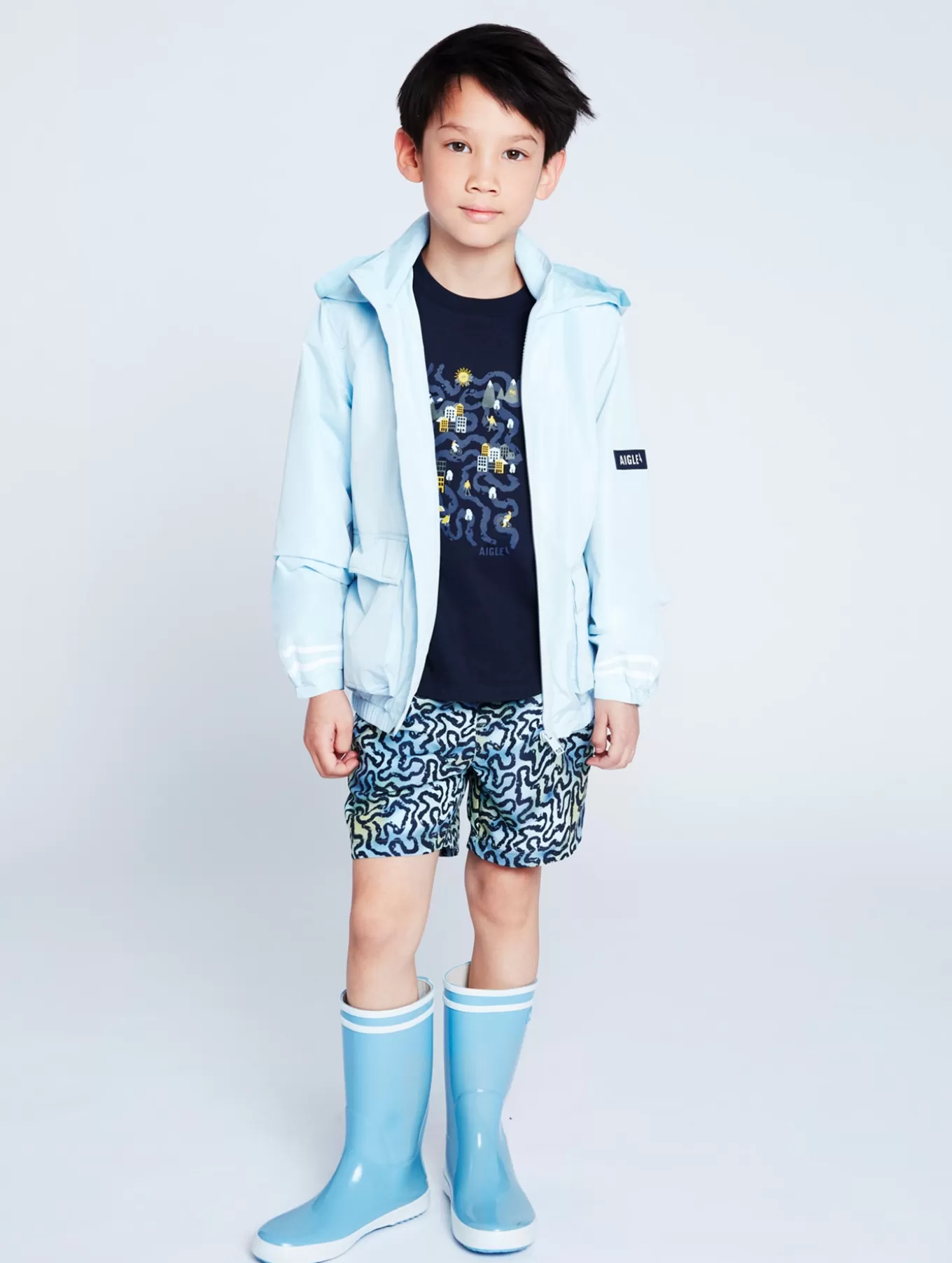 Hosen & Shorts*Aigle Bedruckte Quick Dry-Badeshorts Jungle