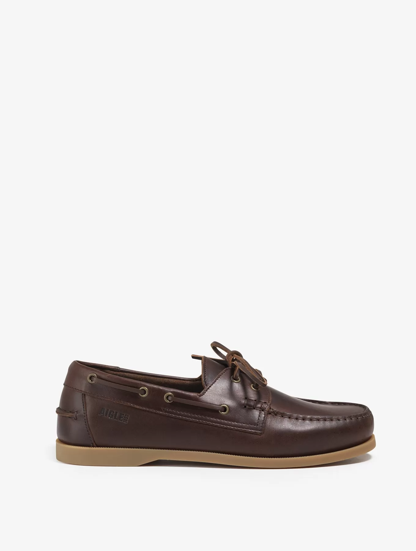 Bootsschuhe*Aigle Bootsschuhe Aus Leder Marron