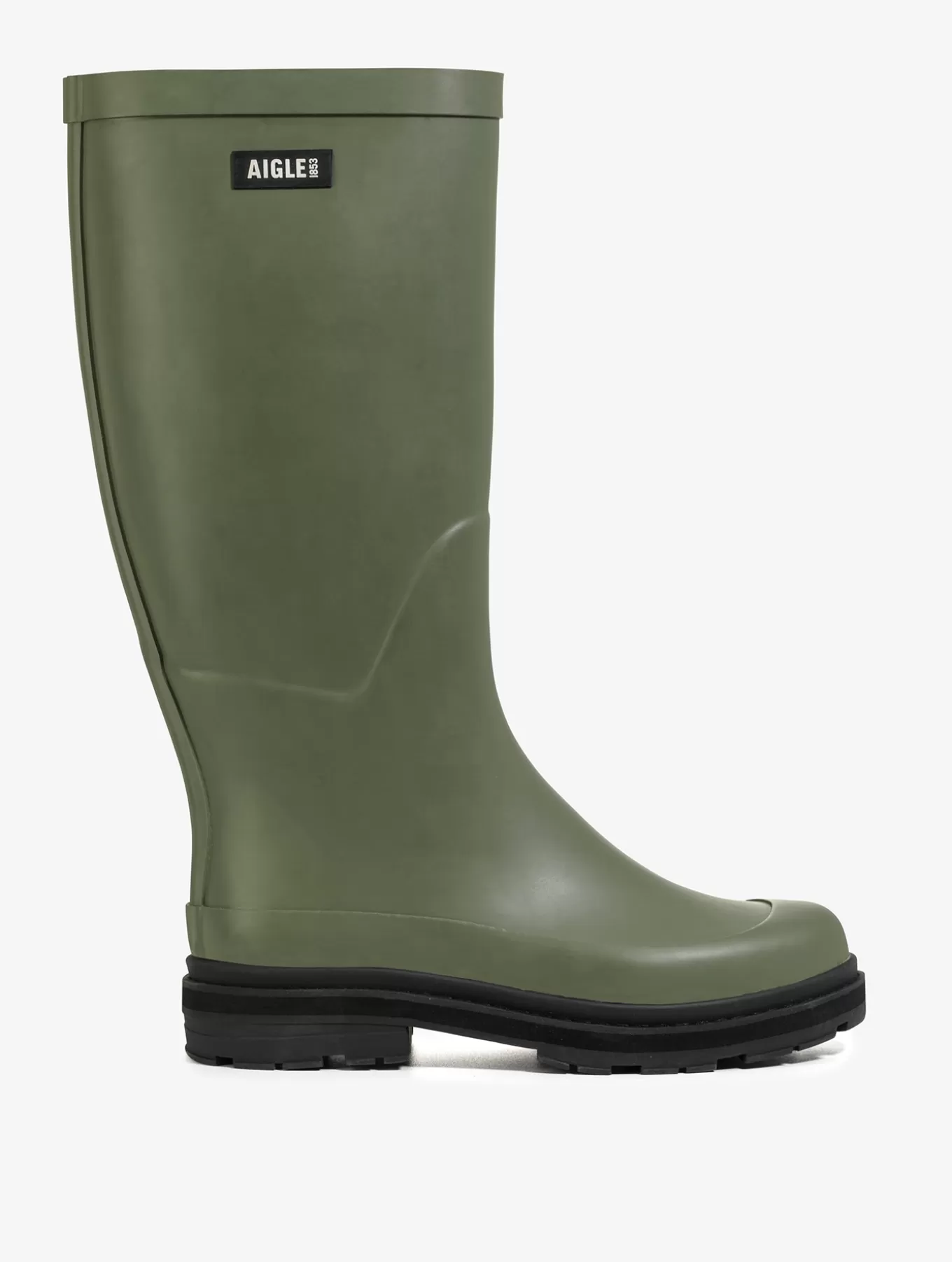 Hohe Stiefel*Aigle Damen Regenstiefel Mit Profilsohle Olivine