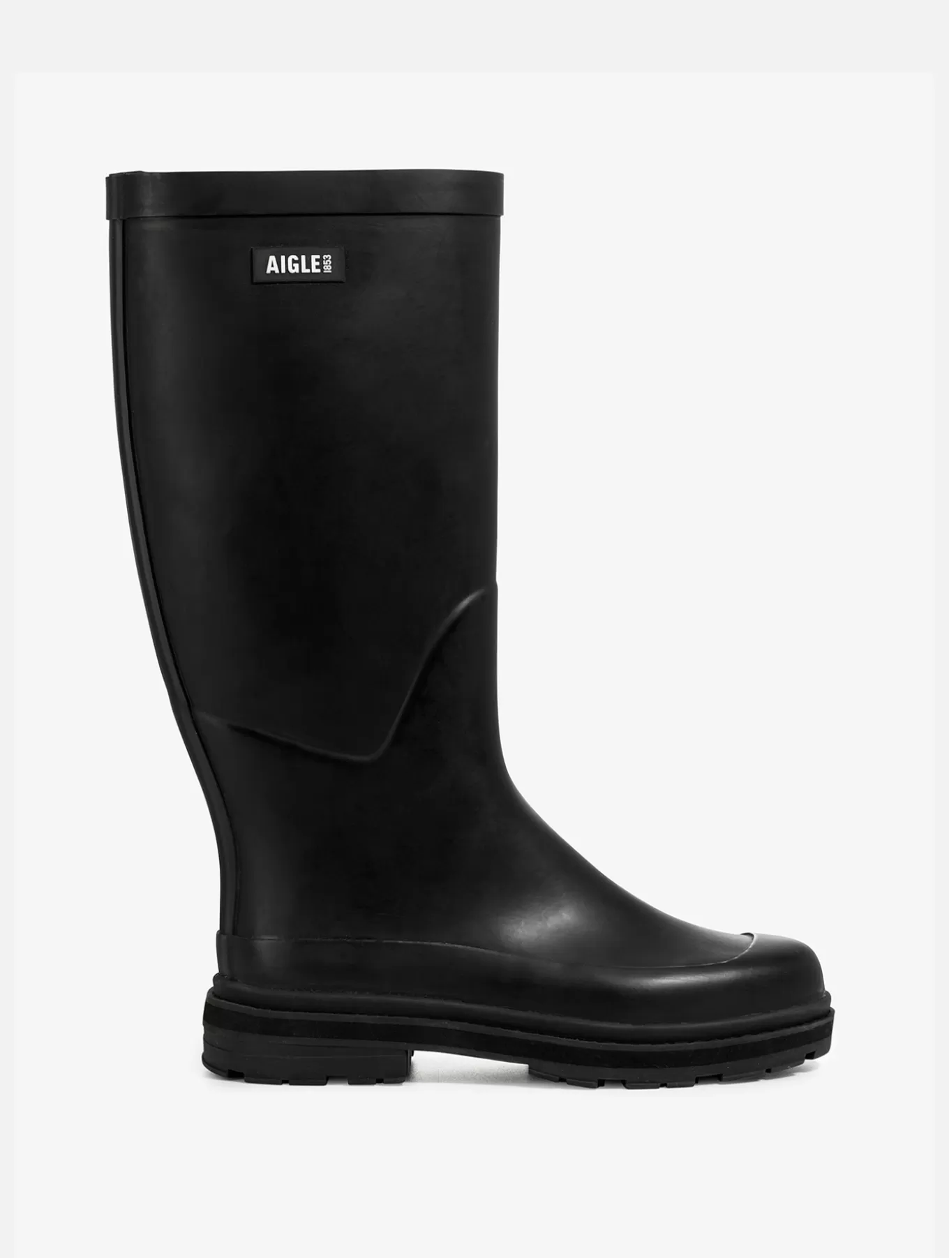 Hohe Stiefel*Aigle Damen Regenstiefel Mit Profilsohle Noir