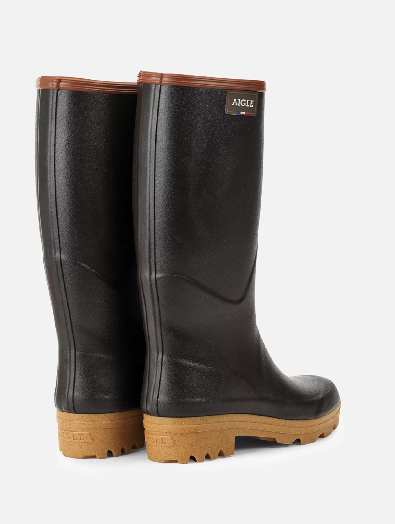 Hohe Stiefel*Aigle Damen-Arbeitsstiefel Brun