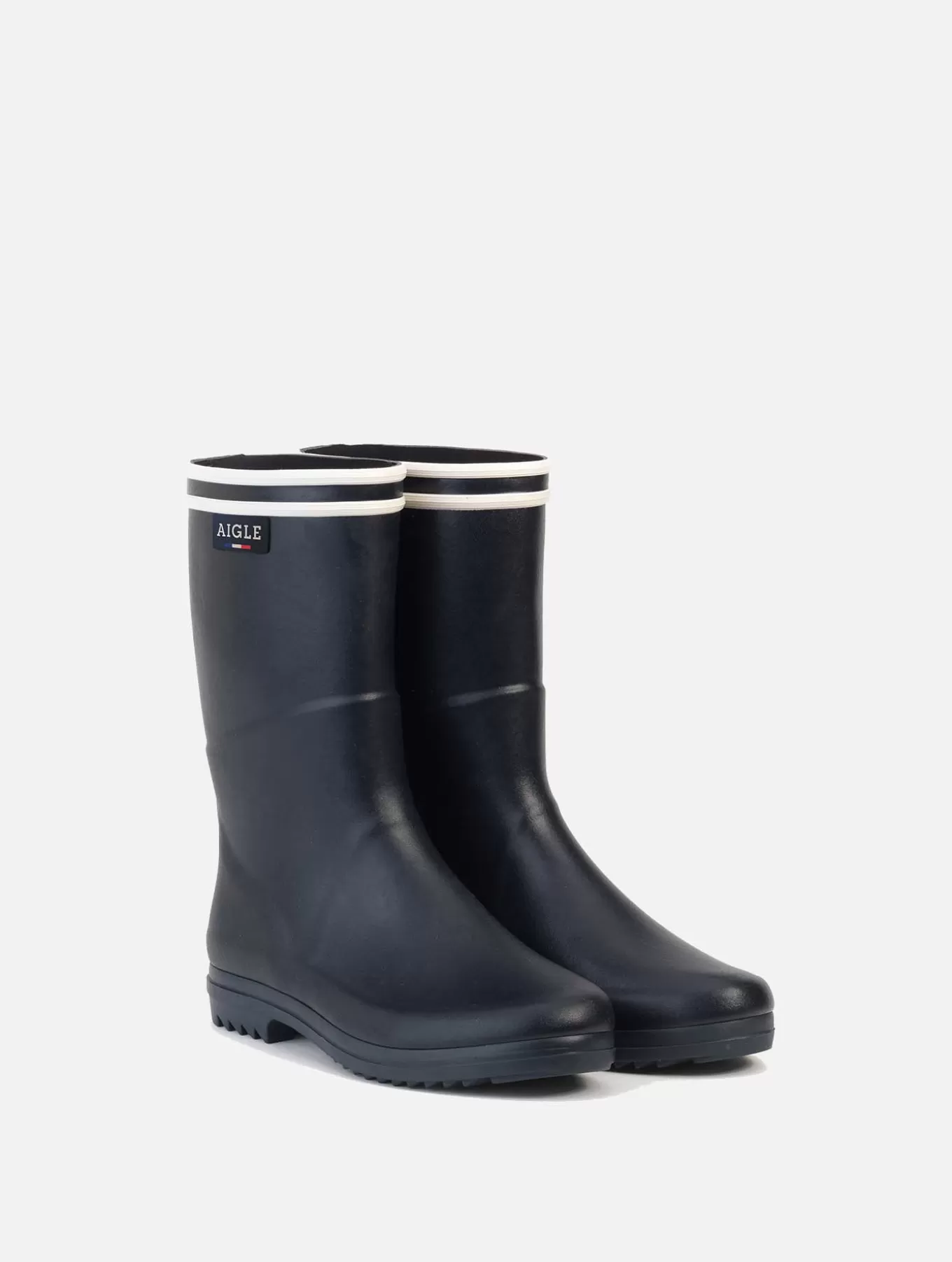 Halbhohe Stiefel*Aigle Damen-Regenstiefel Im Urbanen Stil Marine