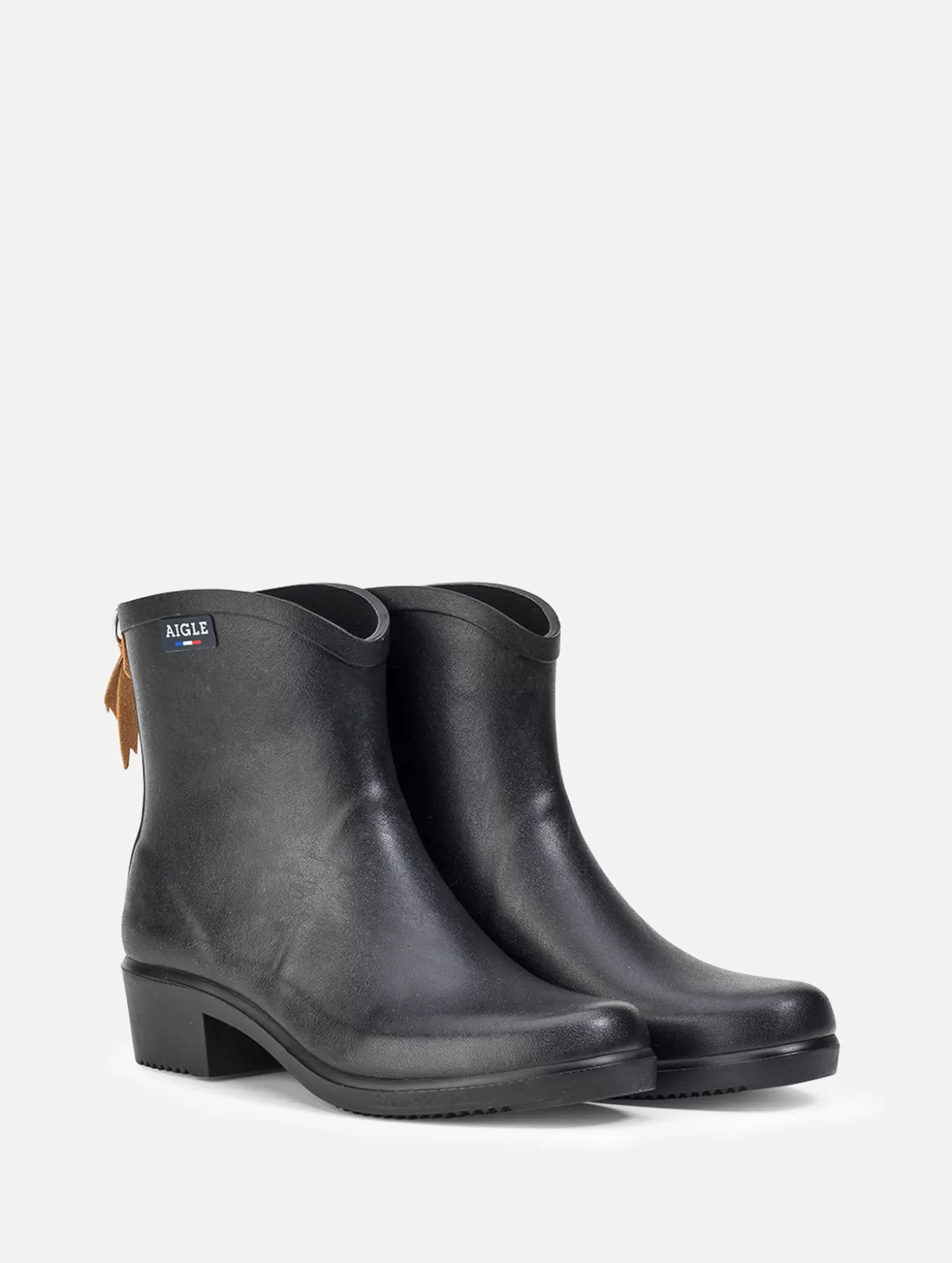 Halbhohe Stiefel*Aigle Damen-Stiefeletten Im Urbanen Stil Noir