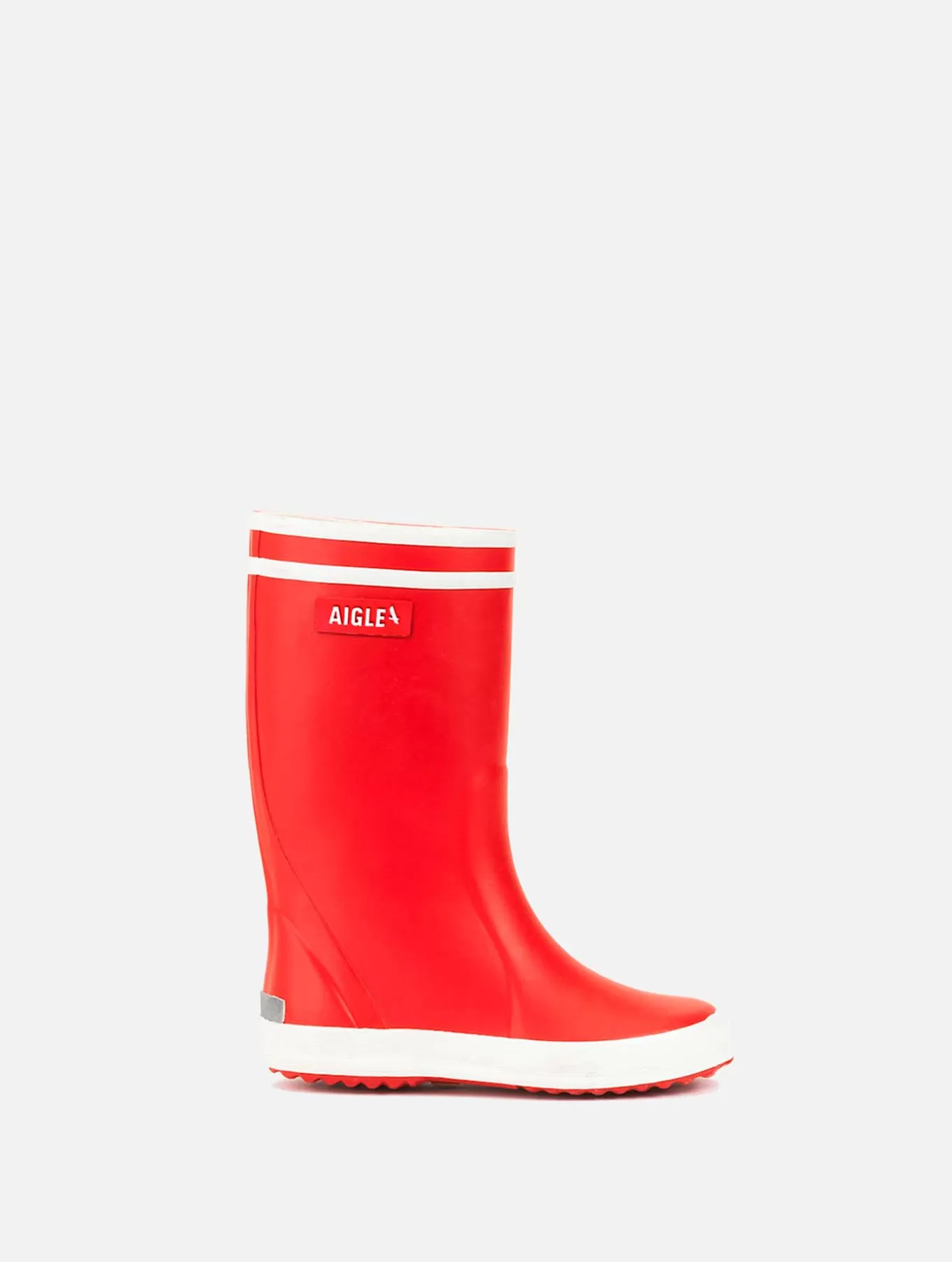 Ikonische Doppelstreifen*Aigle Der Klassische Kinderstiefel. Rouge/Blanc