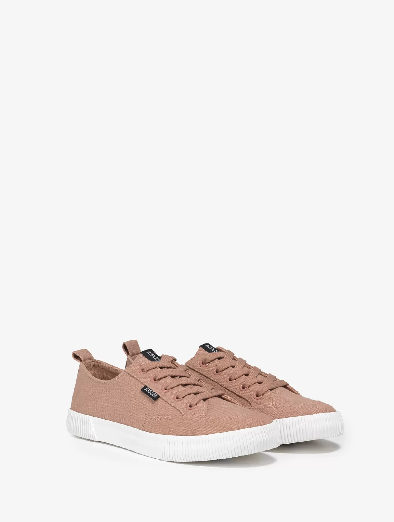 Sneakers*Aigle Der Zeitlose Canvas-Sneaker. Misty Rose