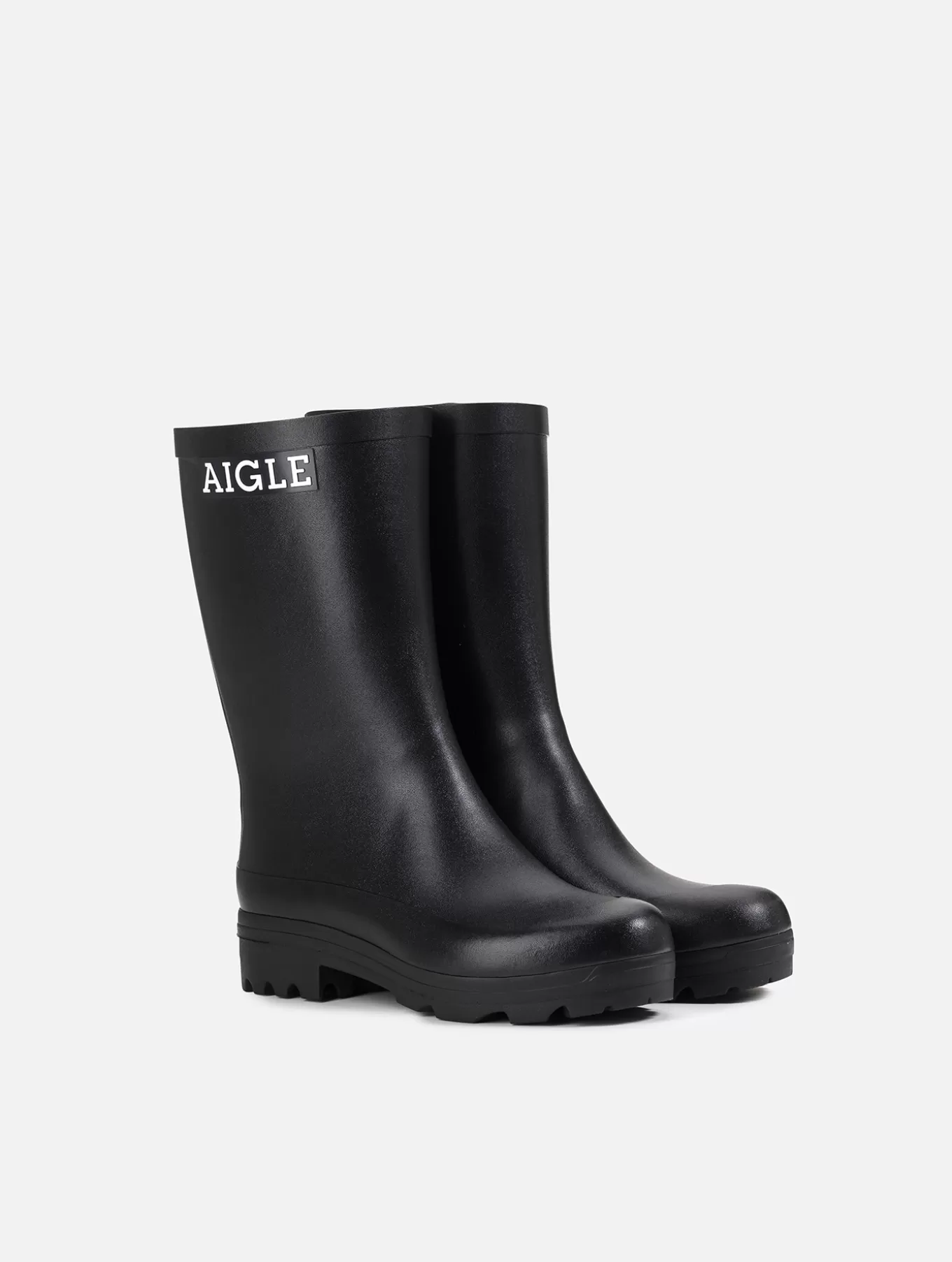 Halbhohe Stiefel*Aigle Die Neue Ikone Handgefertigt In Frankreich Noir