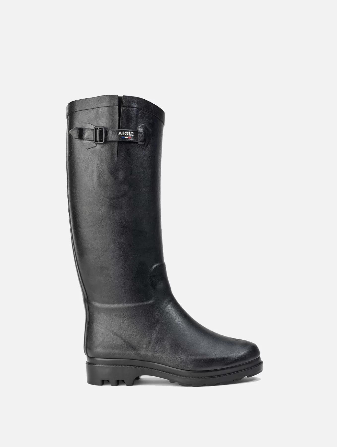 Hohe Stiefel*Aigle Gefutterte Damenstiefel Im Urbanen Stil Noir