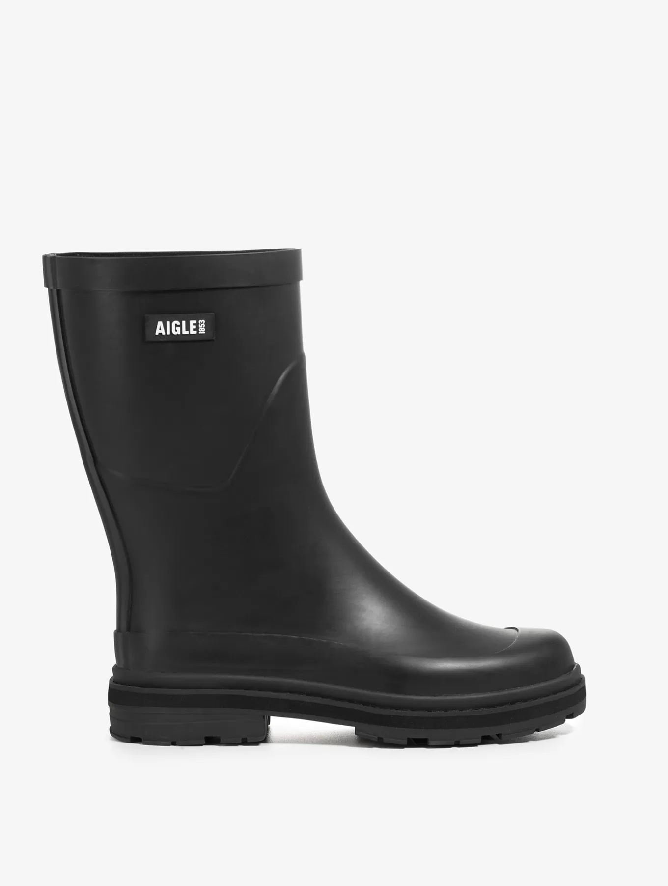 Halbhohe Stiefel*Aigle Herren Hybrid-Regenstiefeletten Noir