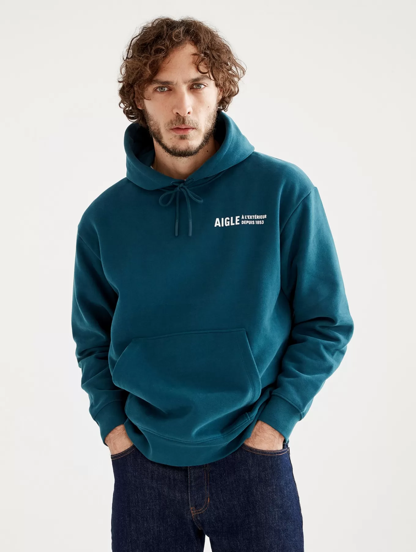 Pullover & Sweatshirts*Aigle Ikonischer Hoodie Storm Blue