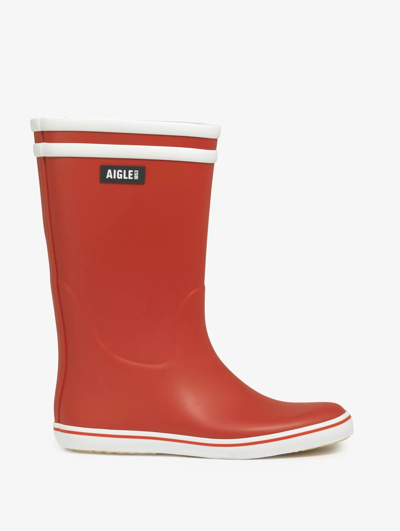 Hohe Stiefel*Aigle Kultige Stiefel Furs Meer Rouge/Blanc