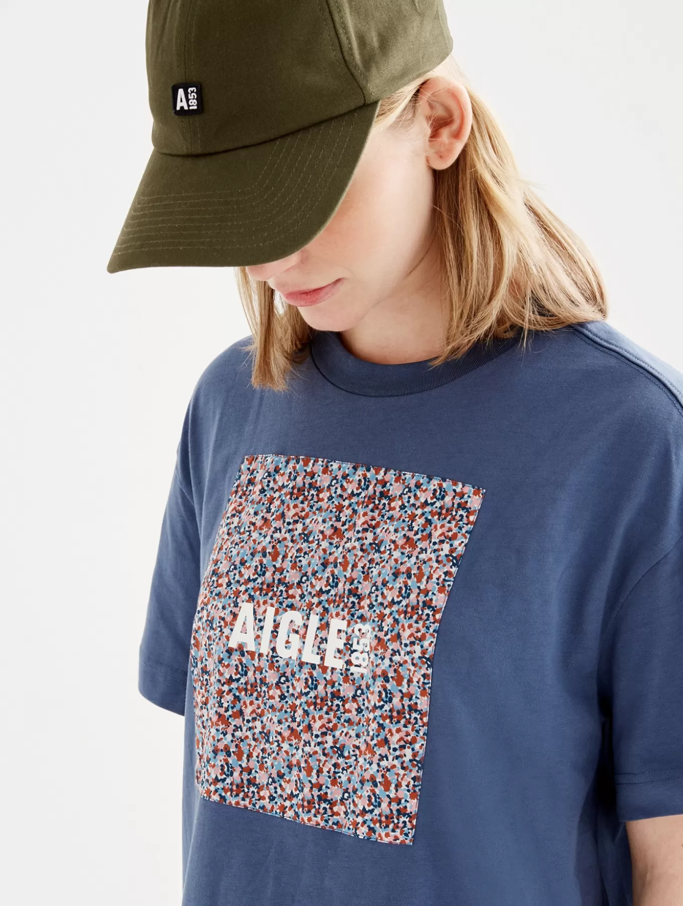 Polos & T-Shirts*Aigle Kurzarm-T-Shirt Aus Liberty-Stoff Marais