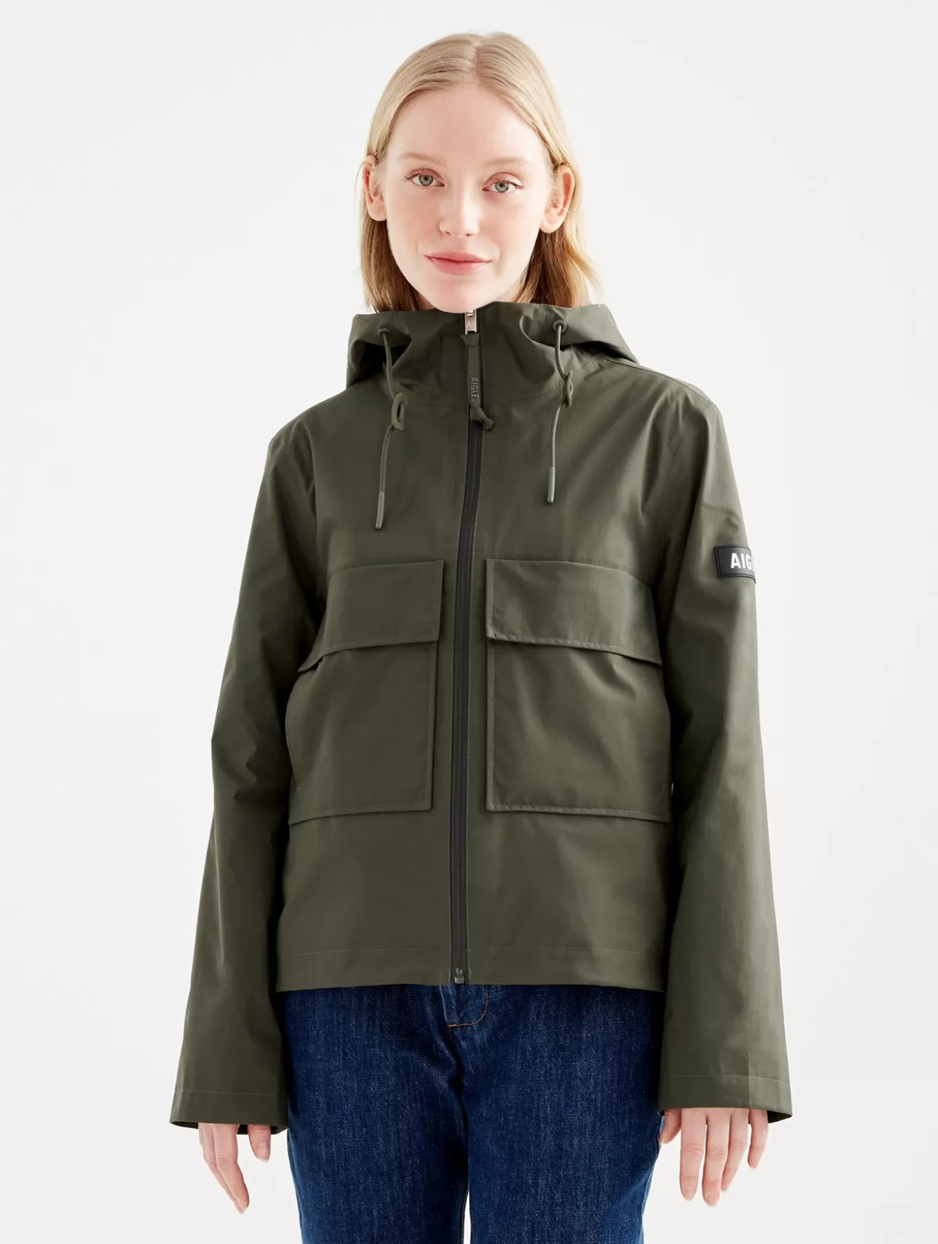 Parkas & Mantel*Aigle Kurzer Blouson Mit Gore-Tex®-Membran Avocat