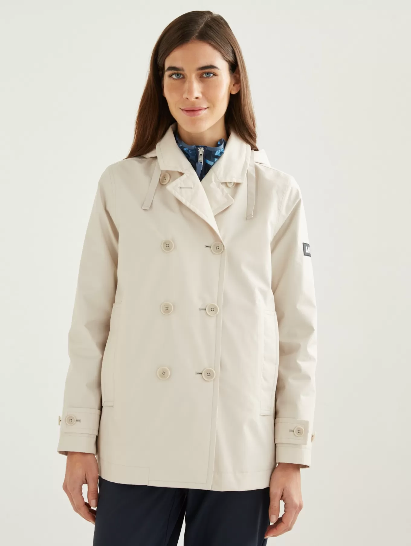 Parkas & Mantel*Aigle Kurzer Gore-Tex®-Trenchcoat Fur Damen Sable I