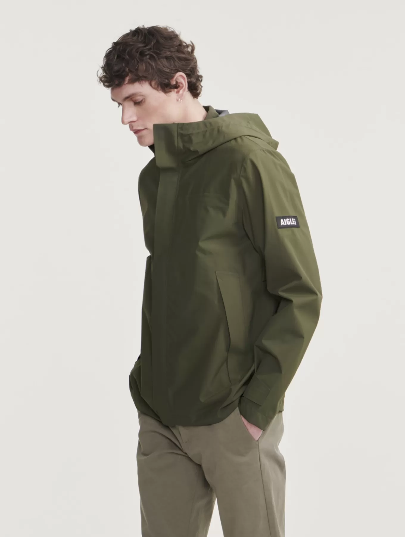 Parkas & Mantel*Aigle Kurzer Mtd® Blouson Mit Kapuze Avocat