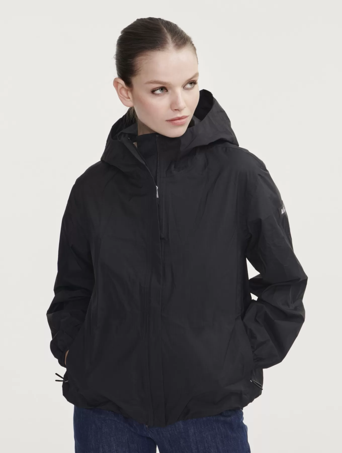 Parkas & Mantel*Aigle Kurzer Wasserdichter Blouson Mit Mtd®-Membran Noir