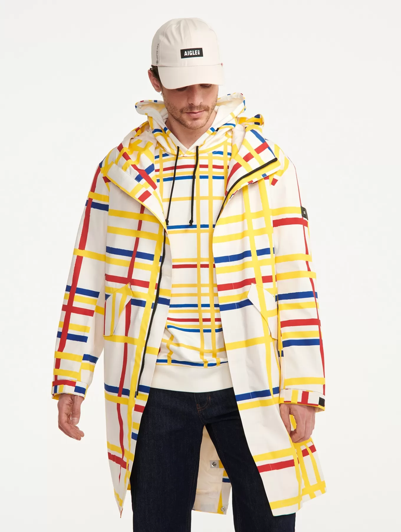 Parkas & Mantel*Aigle Langer Fishtail-Parka Mtd® - X Centre Pompidou Mondrian