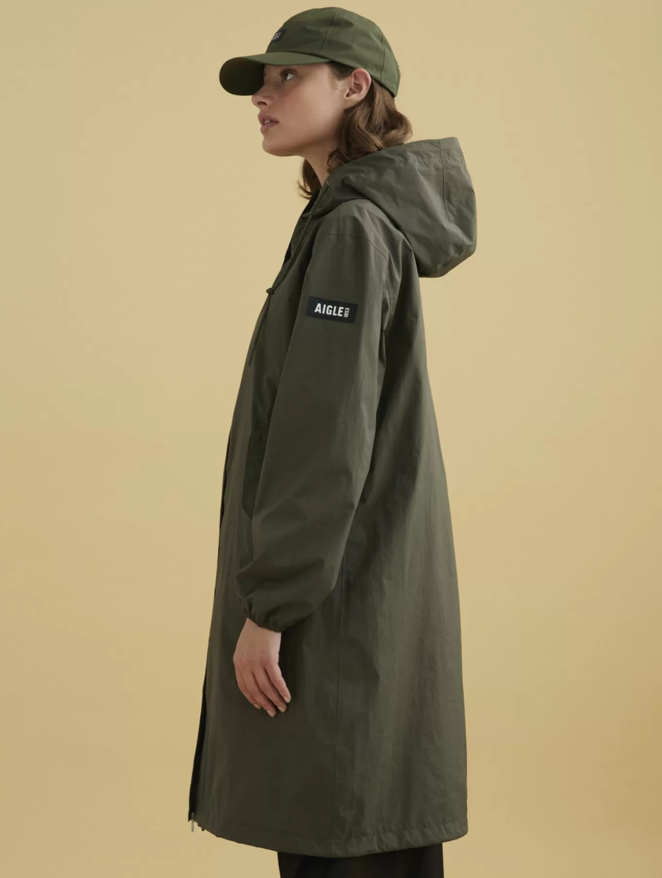 Parkas & Mantel*Aigle Langer Mtd® Parka Mit Kapuze Avocat