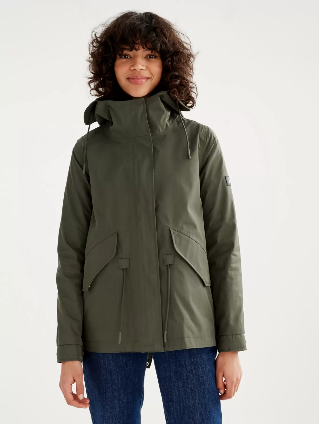 Parkas & Mantel*Aigle Legendarer Kurzer Mtd® Parka Mit Schwalbenschwanz Und Kapuze Avocat