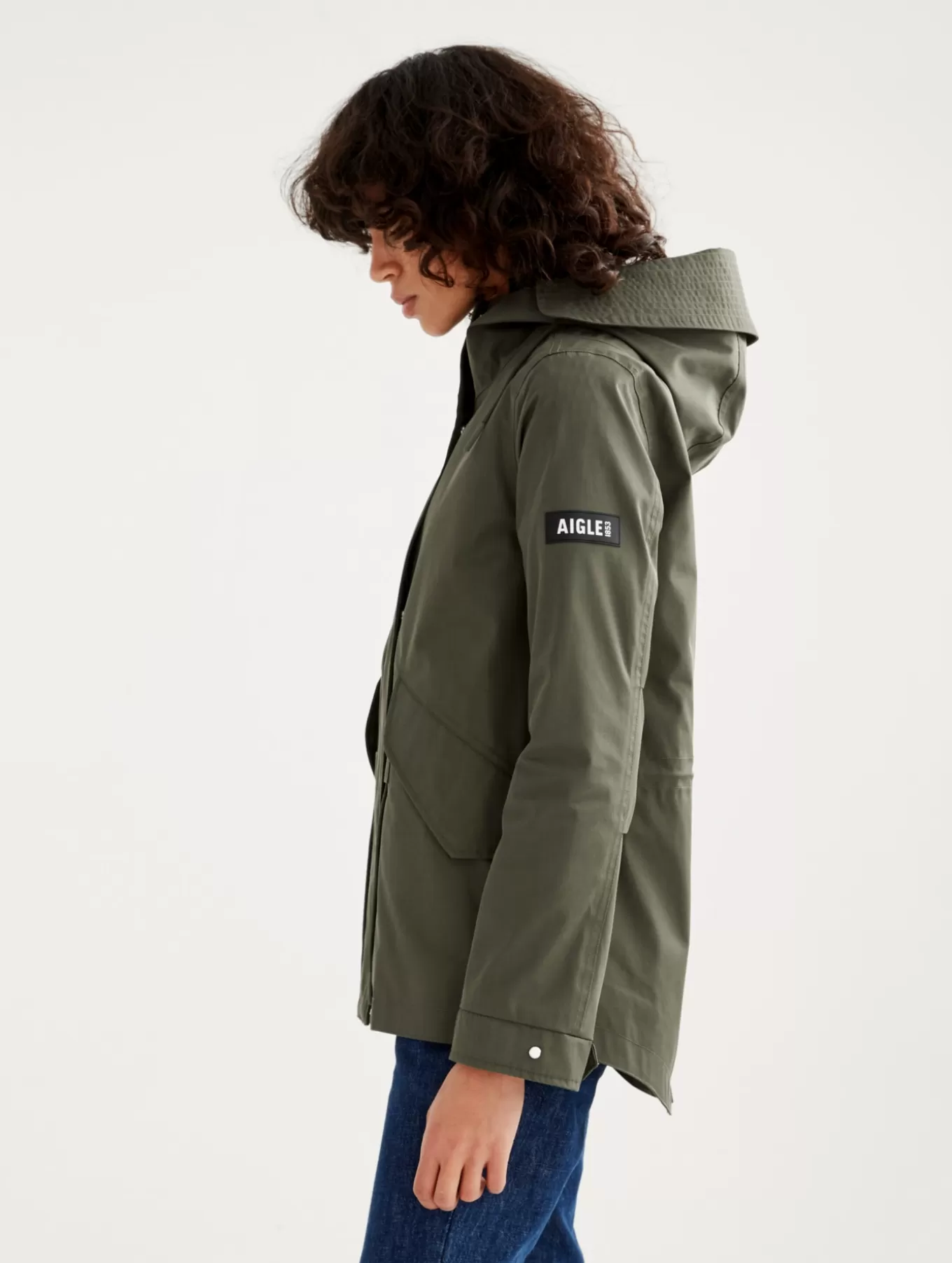 Parkas & Mantel*Aigle Legendarer Kurzer Mtd® Parka Mit Schwalbenschwanz Und Kapuze Avocat