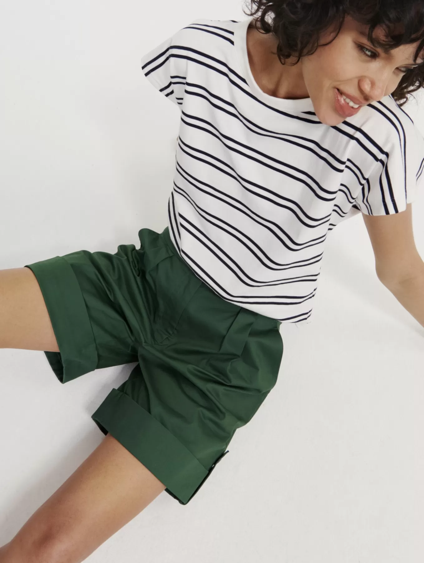 Hosen & Shorts*Aigle Shorts Mit Breitem Revers Botanic