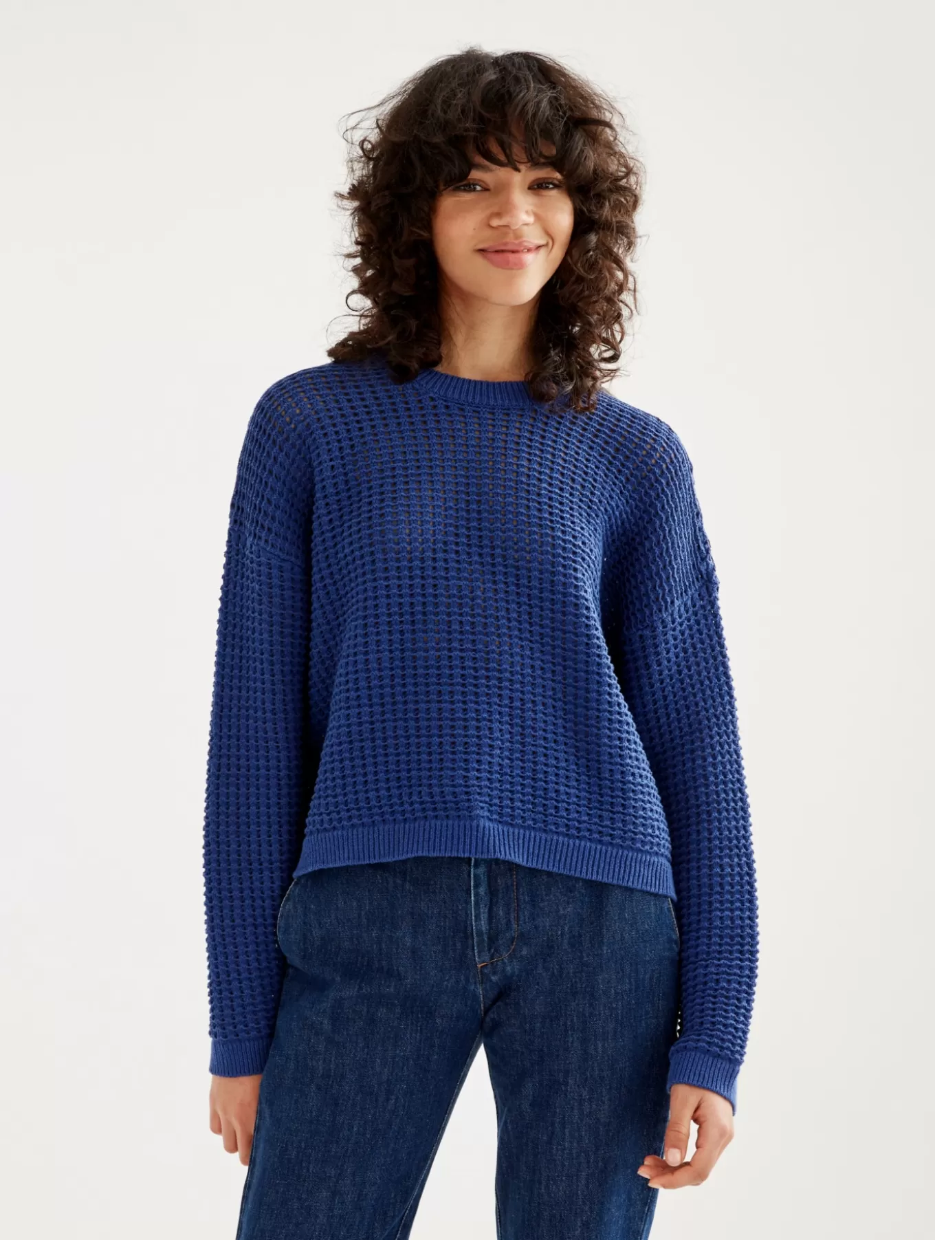 Pullover & Sweatshirts*Aigle Strickpullover Mit Langen Armeln Und Muster Encrebleu