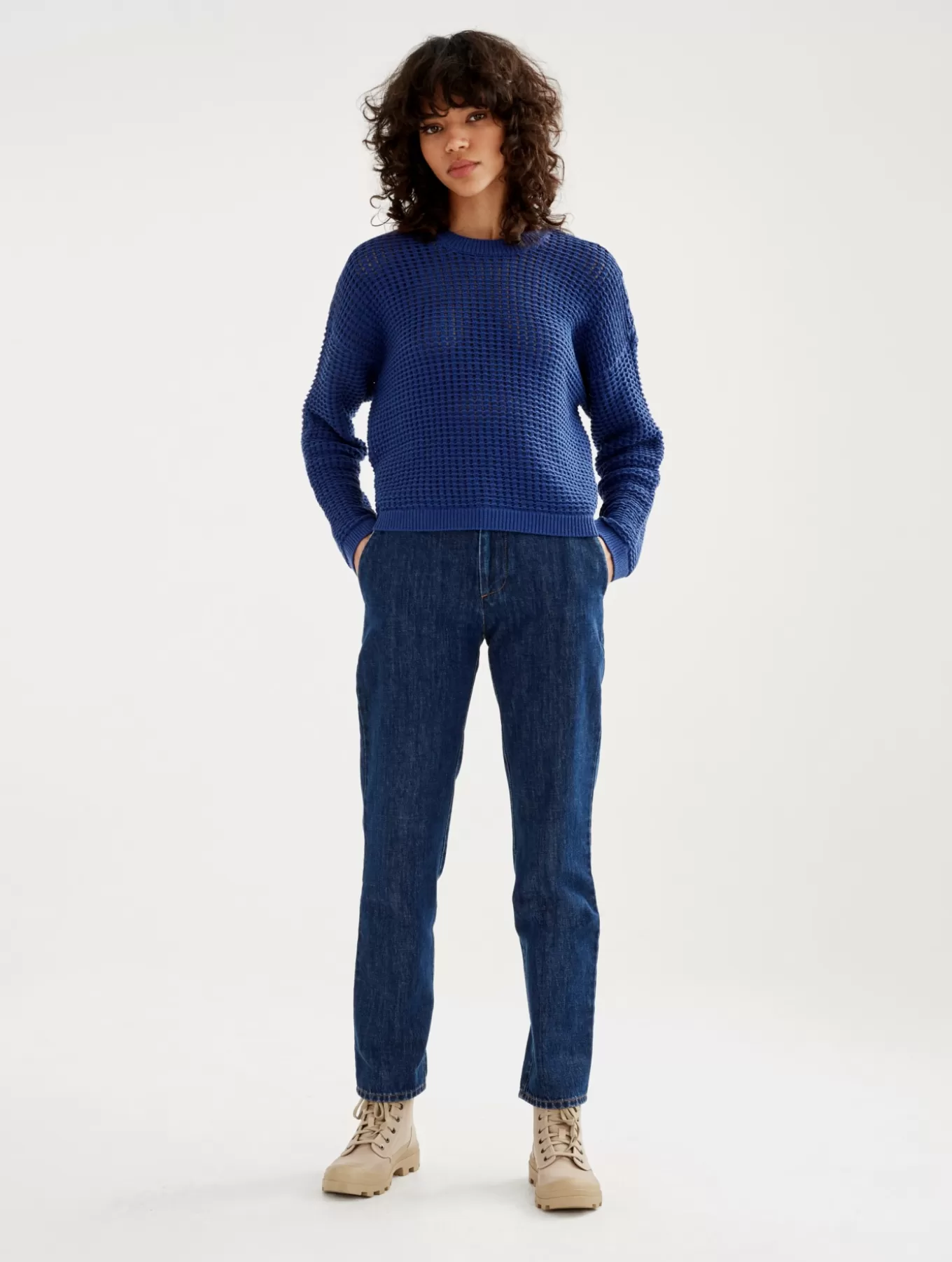 Pullover & Sweatshirts*Aigle Strickpullover Mit Langen Armeln Und Muster Encrebleu