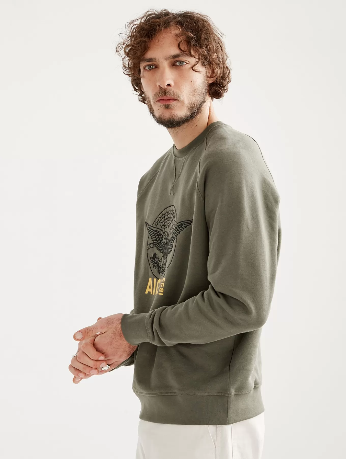 Pullover & Sweatshirts*Aigle Sweatshirt Mit Rundhalsausschnitt Und Stickerei Taillis