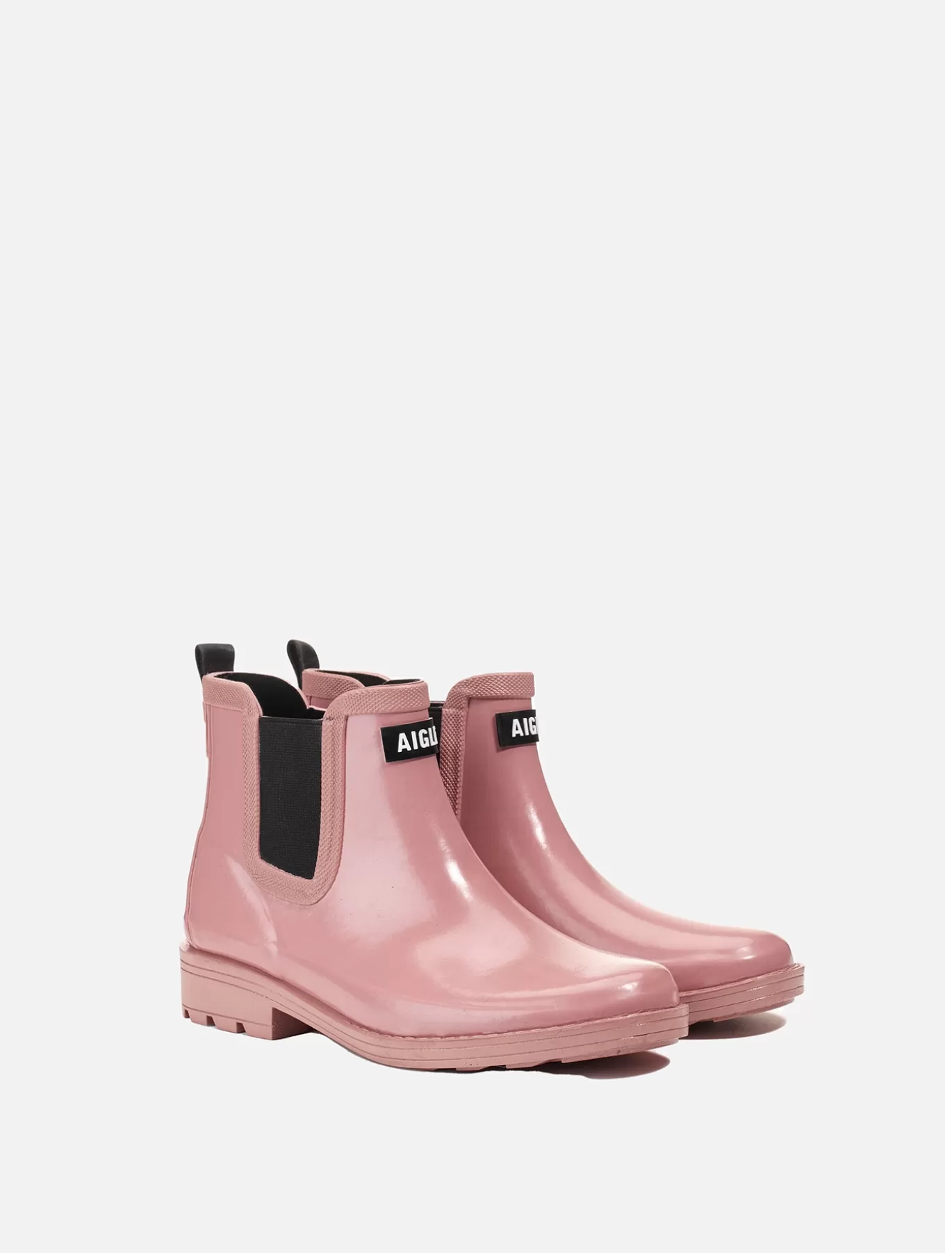 Niedrige Stiefel*Aigle Vom Reitsport Inspirierte Regenstiefeletten Misty Rose