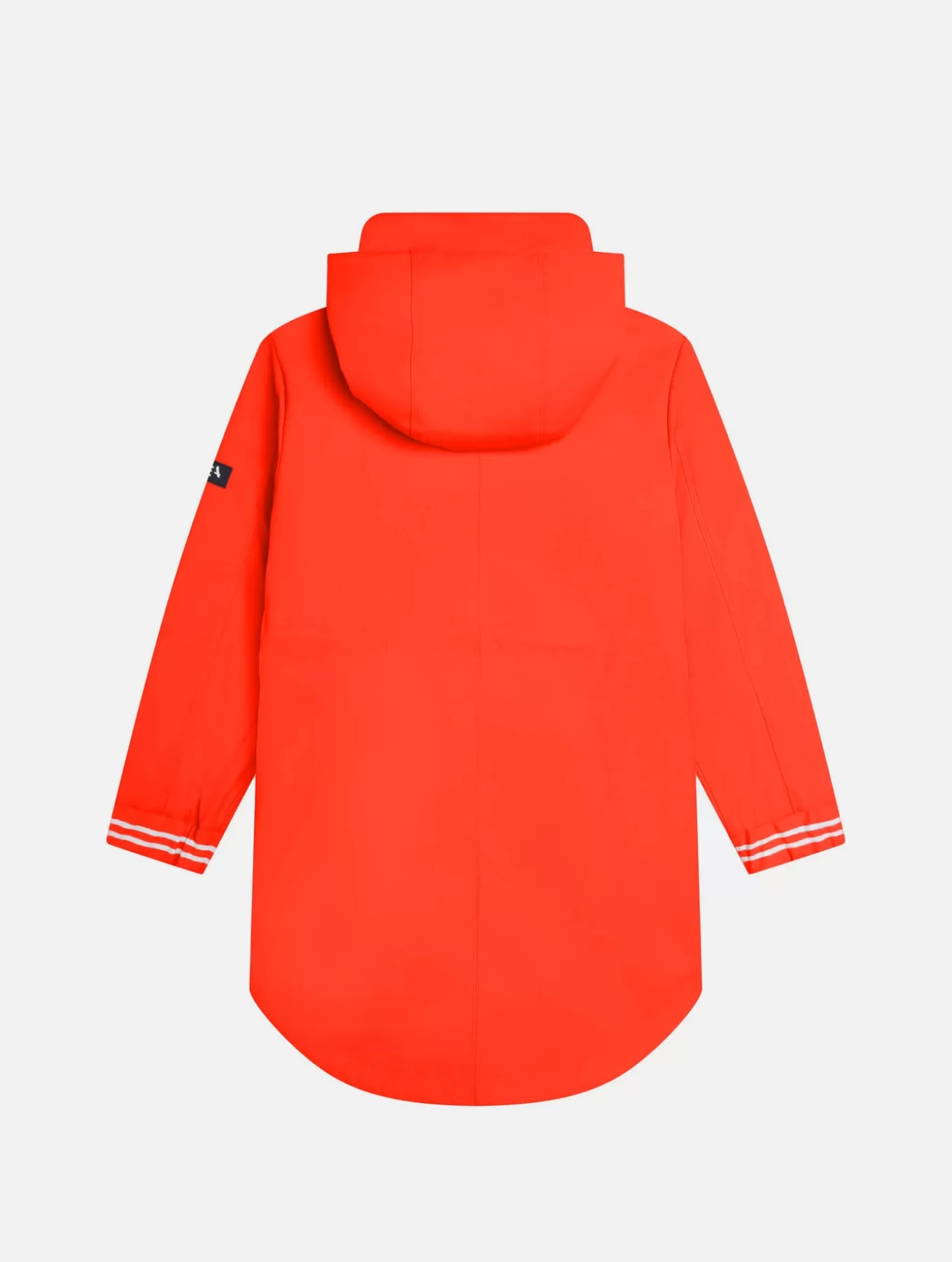 Regenjacken & Parkas*Aigle Wasserabweisende Regenjacke Mit Kapuze Rouge Ecarlate