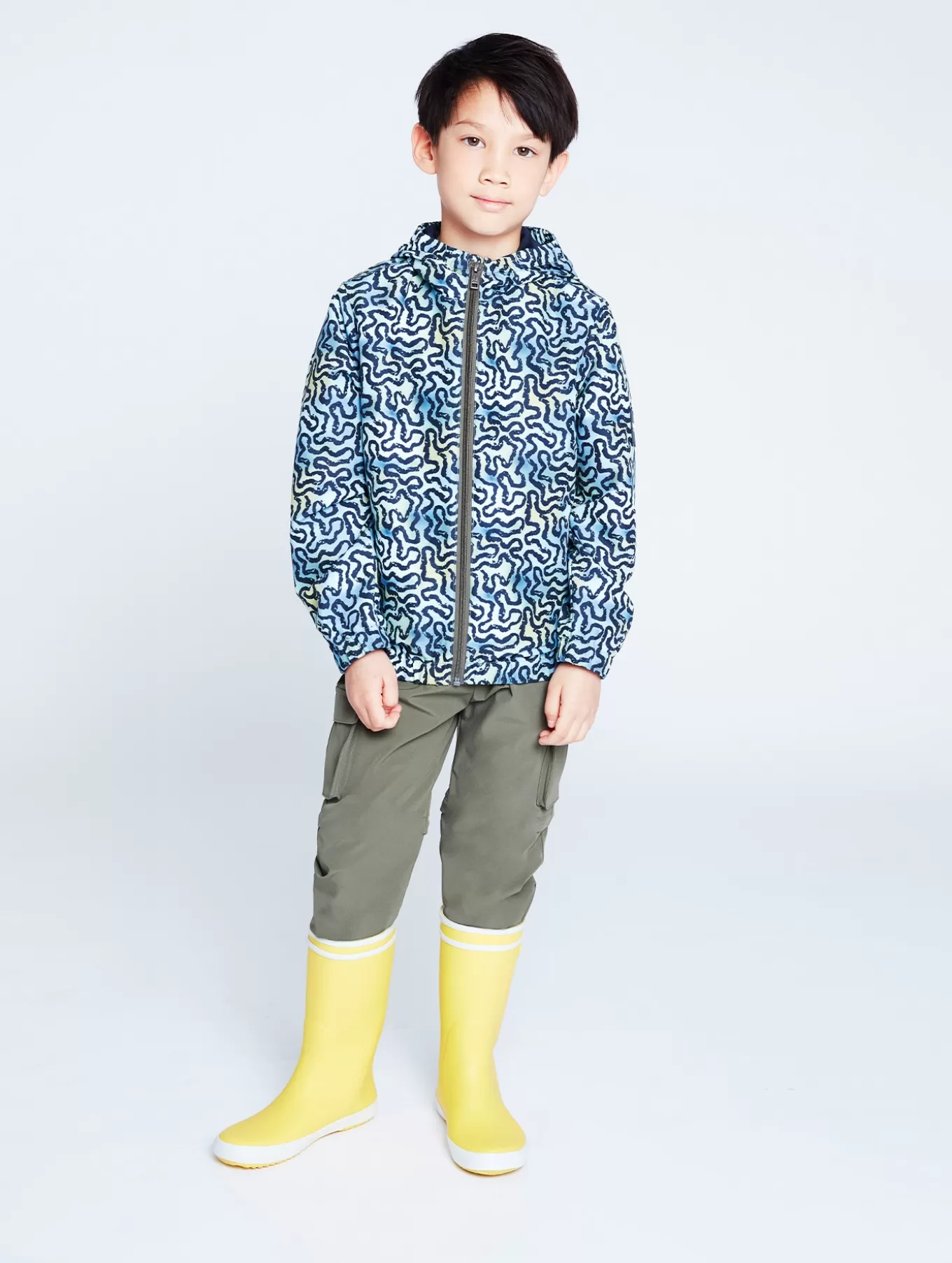 Regenjacken & Parkas*Aigle Wasserabweisende Windjacke Mit Reisverschluss Jungle