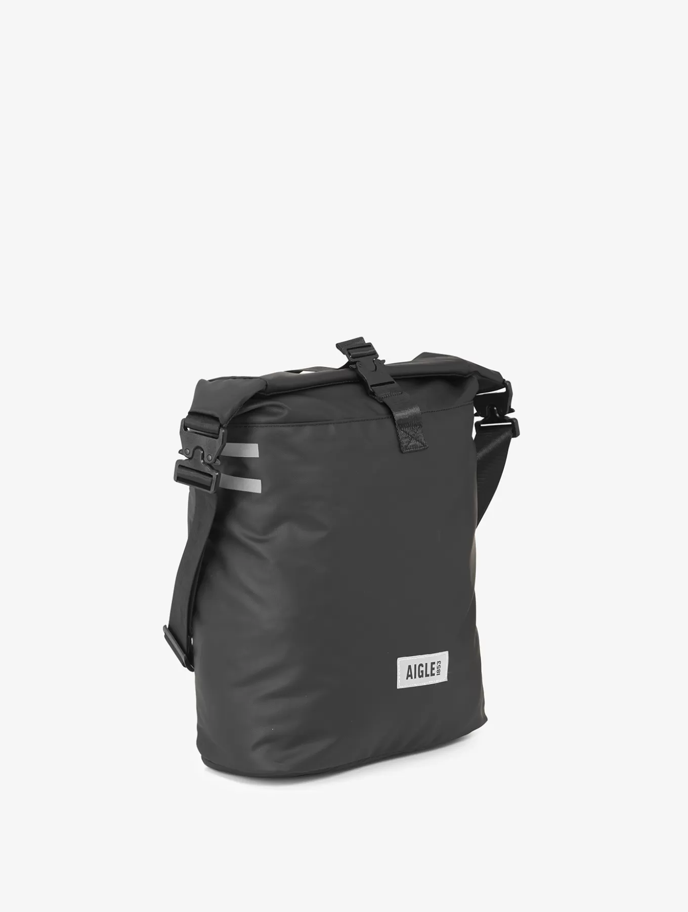 Taschen & Reisetaschen*Aigle Wasserabweisender Umhangetasche Mit Reflektierenden Streifen 22L Noir