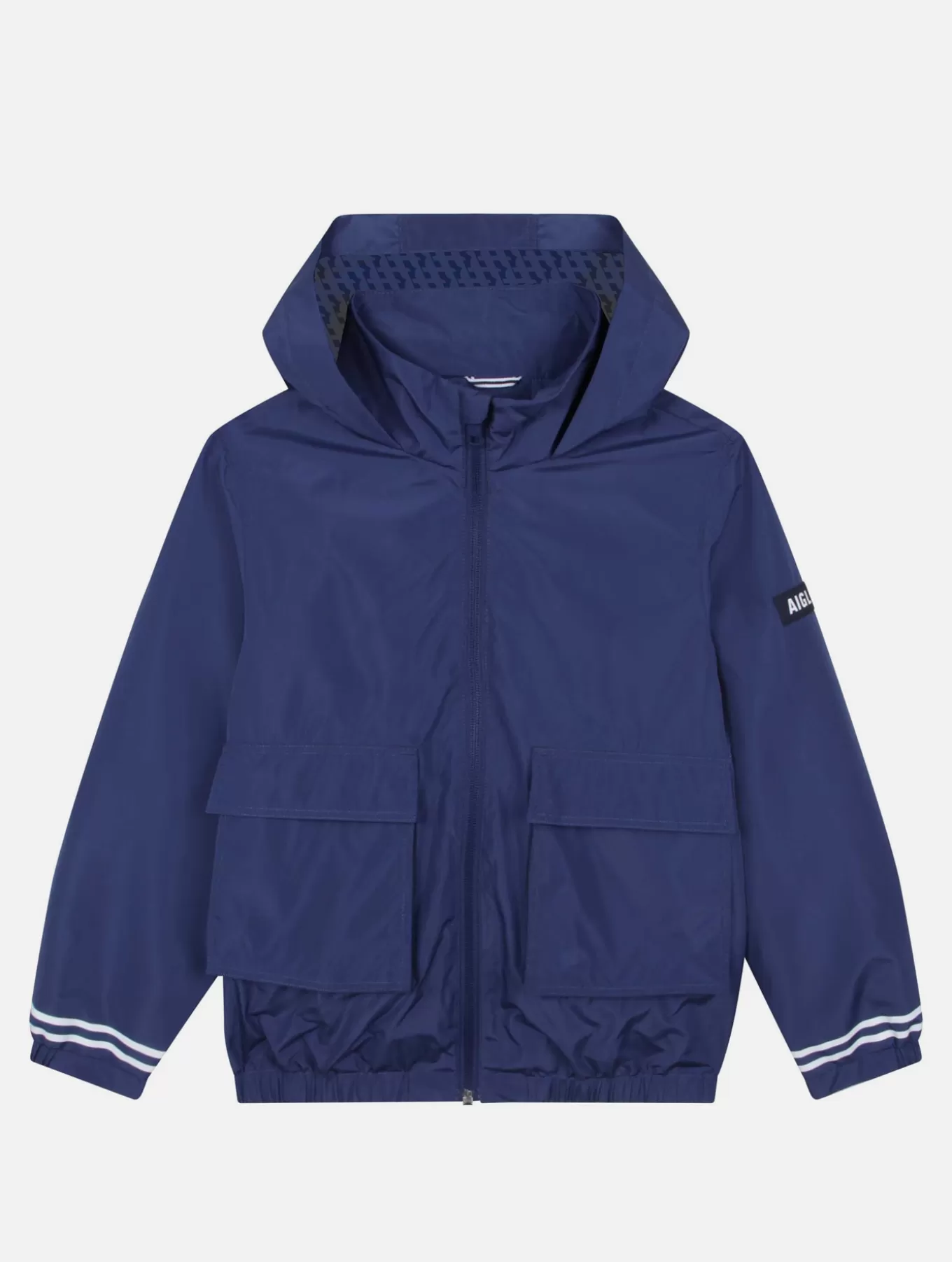 Regenjacken & Parkas*Aigle Windjacke Aus Recyceltem Polyester Mit Kapuze Neptune