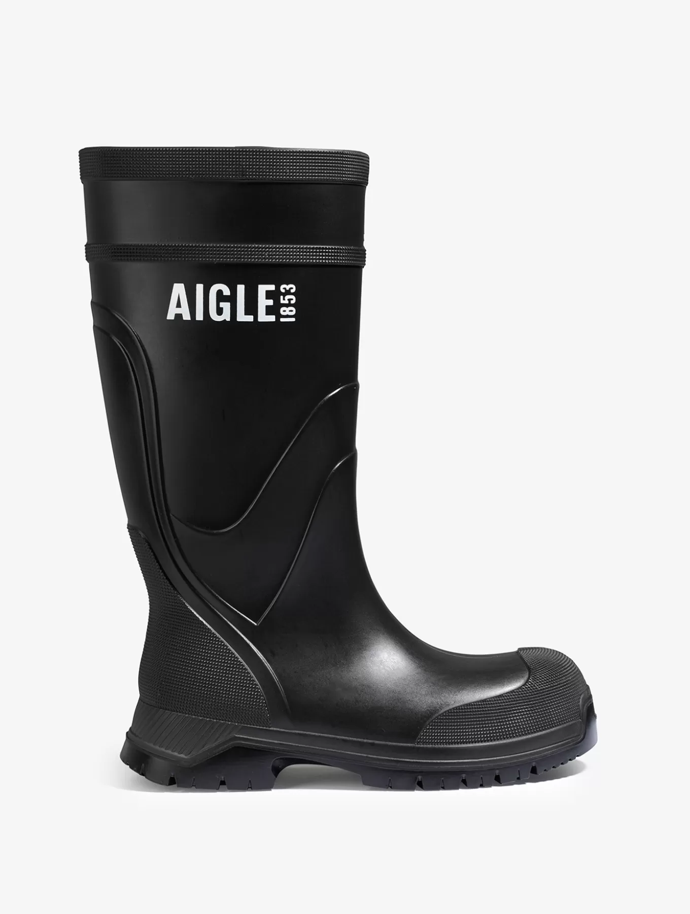 Hohe Stiefel*Aigle Workwear-Inspirierte Lifestyle-Stiefel Noir