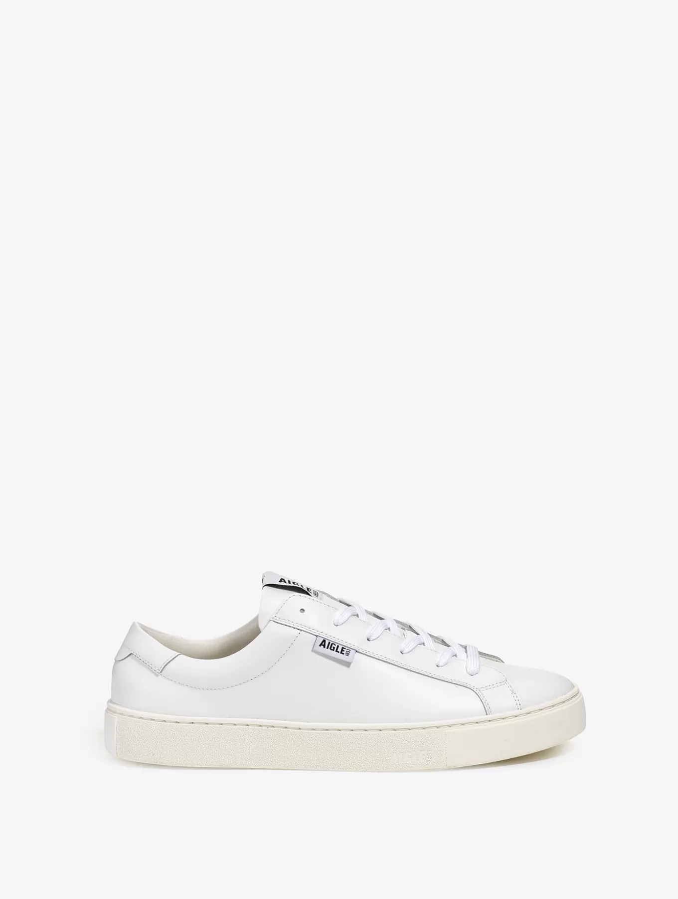 Sneakers*Aigle Zeitlose Sneakers Aus Verantwortungsbewusst Bezogenem Leder Blanc